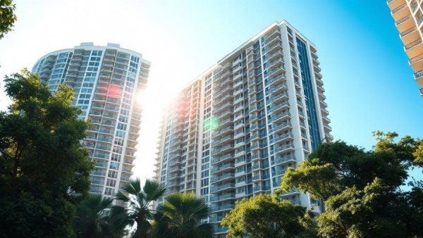 High-rise buildings in a vibrant cityscape, Vancouver rental housing news.