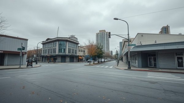 Empty Vancouver streets illustrating tourism decline.