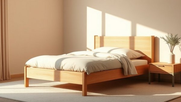 Thuma furniture Cherry Creek featured with a minimalist wooden bed.