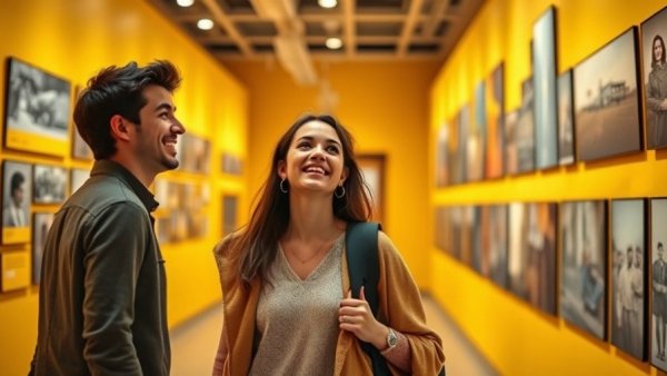 Exploring cultural exhibits in Vancouver's vibrant museum.