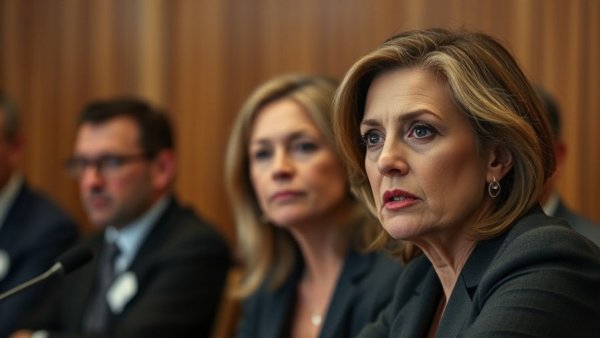 Woman speaking at conference panel, related to Denver health news.