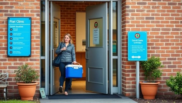 People entering measles clinic, enhancing measles elimination status understanding.