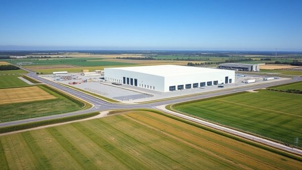Large industrial warehouses in Denver, showcasing new business developments.