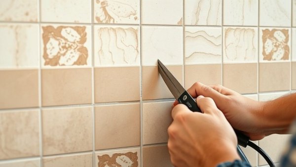 Detailed view of tile grouting for home improvement in Vancouver.