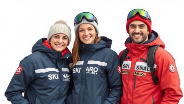 YoColorado National Ski Patrol winter apparel worn by smiling trio.