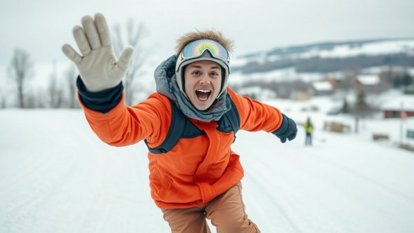 Young man enjoying skiing; things to do in Denver this weekend.