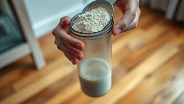 Preparing a protein shake, best time to drink a protein shake