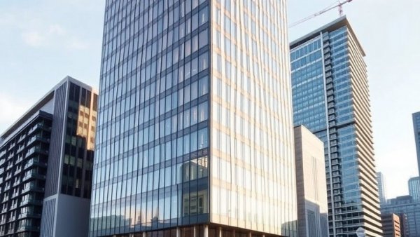 Vancouver office tower redevelopment with modern architectural design.