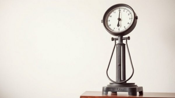 GLP-1 weight loss medications concept with vintage mechanical scale.