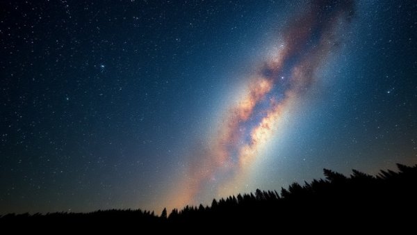 Milky Way galaxy illuminating night sky for daily horoscope February 22 2026