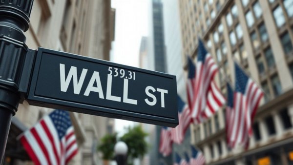 Wall Street sign with U.S. flags, Denver AI Company Rank One Computing.