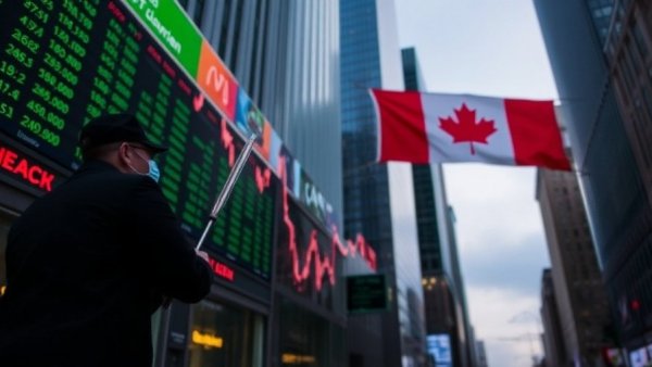 S&P/TSX composite down more than 200 points, U.S. stocks also in the red