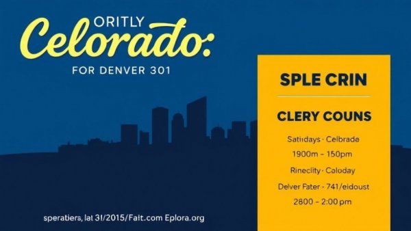 303 Day in Denver celebration with skyline graphic.