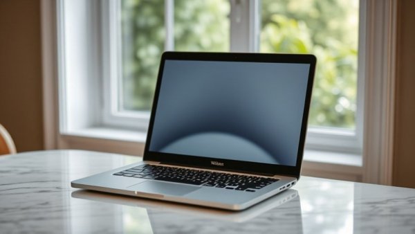 Modern Windows laptop competing with MacBook Neo on a table.