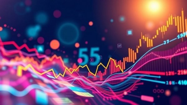 Selective investment strategy concept with financial data charts.