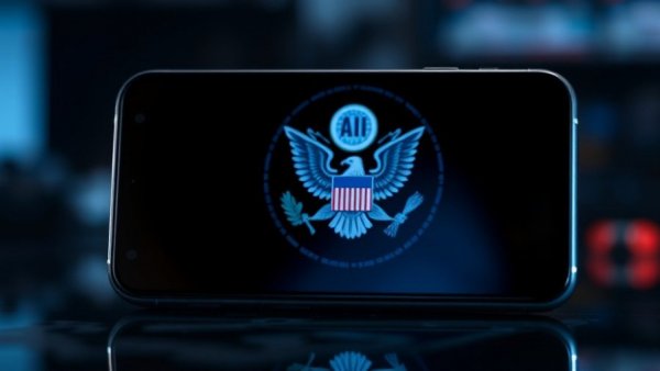 Department of Defense emblem and Anthropic AI on smartphone.
