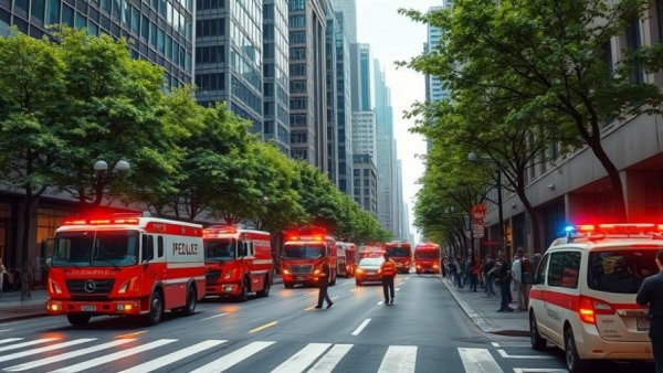 Emergency response vehicles ensuring supportive housing safety in B.C.