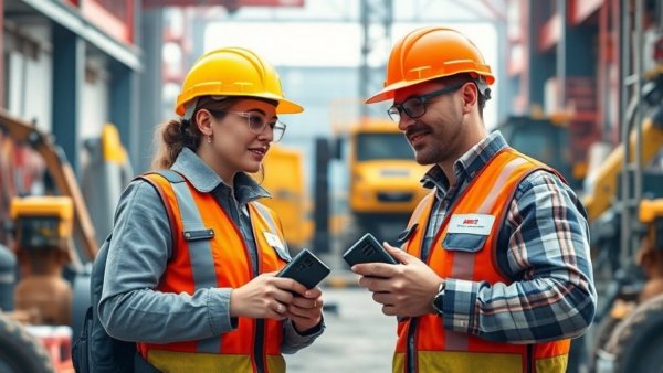 Contrasting safety equipment highlighting gender gap