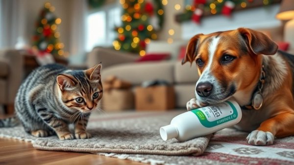 Cat with snuffle mat and dog with dental gel - best pet products 2026 Vancouver.