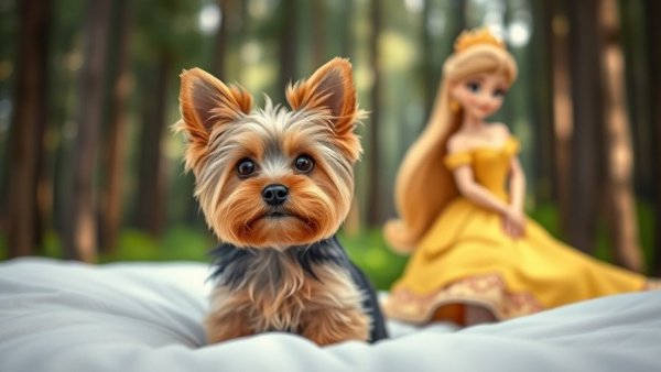 Disney princess puppies quiz: Terrier and animated princess contrast