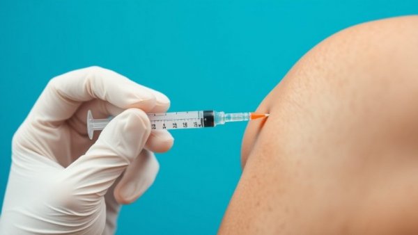 Close-up of vaccine administration in healthcare setting, denver health news.