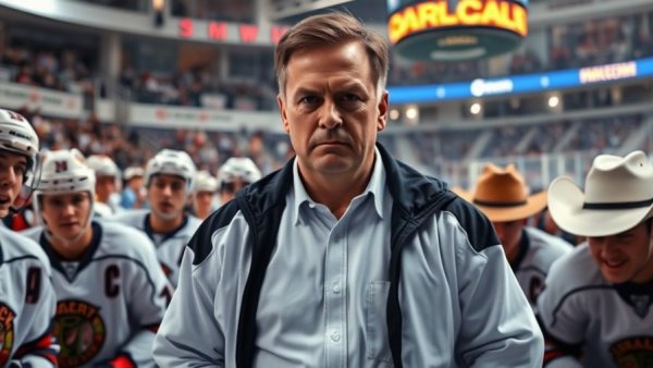 Vancouver Canucks coaching change highlighted during a tense game scene.