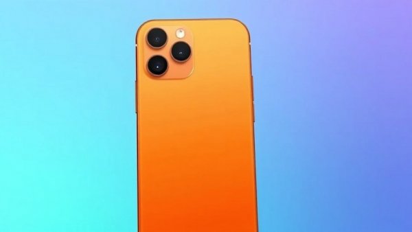 Orange iPhone back and camera design, iPhone repairability score