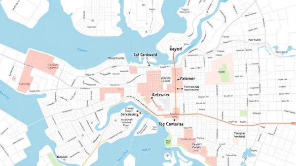 Map showing Vancouver housing rezoning with street grid and zoning zones.