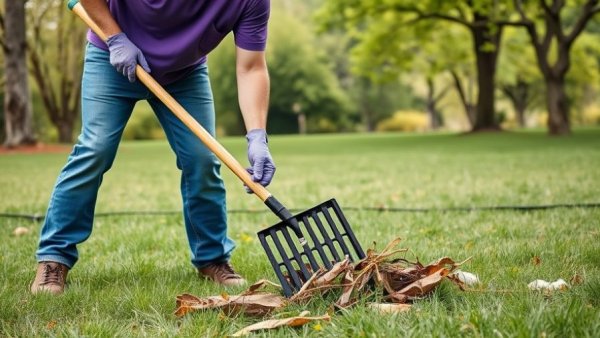 Community cleanup supported by Denver climate action mini grants in a park.