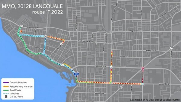 BMO Vancouver Marathon Route Map, Road Closures 2026