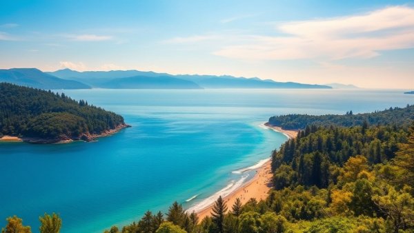 Beautiful Vancouver BC events coastline and forest
