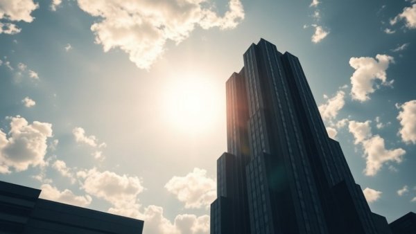 Sunlight over Statistics Canada building for Canada GDP data release.