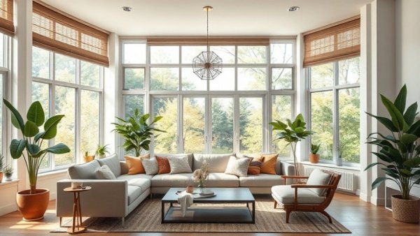 Contemporary window treatment ideas for 2026 in stylish living rooms.