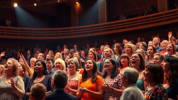 Vancouver BC events: vibrant choir performing at choral festival
