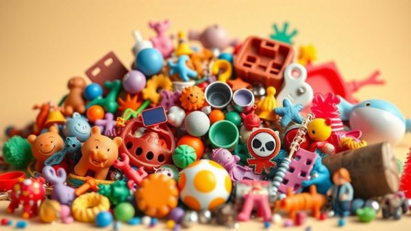 Colorful trinkets showcasing the latest trend in vibrant design.