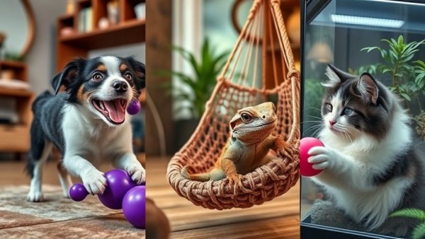 Vancouver pets enjoying playtime and relaxation indoors.