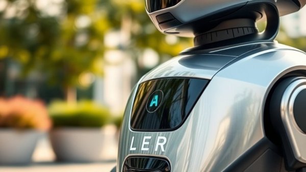 Vancouver food delivery robot close-up in sunlight.