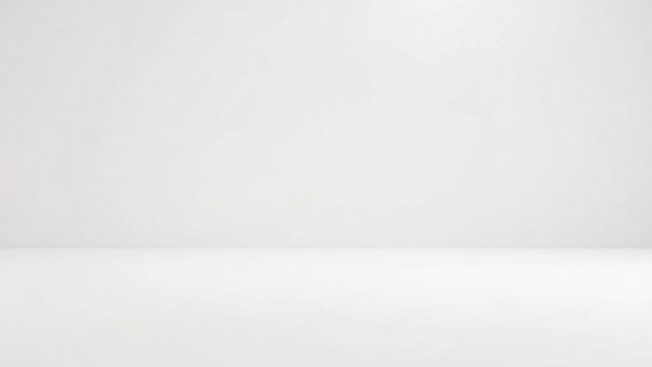 Abstract white space symbolizing financial struggles.