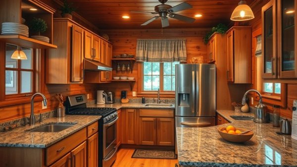 Traditional Vancouver home renovation kitchen with wooden cabinets and modern appliances.