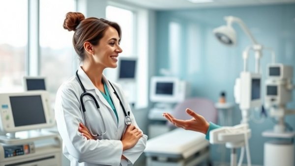 Doctor discussing the connection between MS and atherosclerosis.