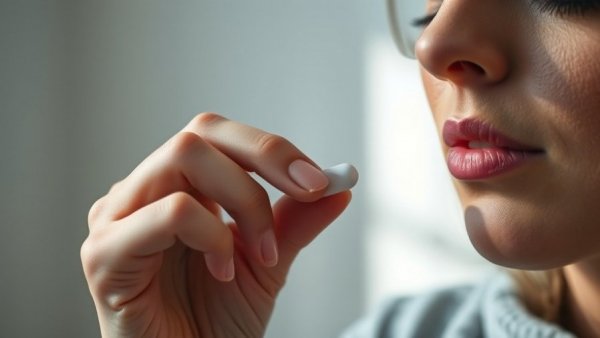 Woman taking a white pill, linked to Denver health news