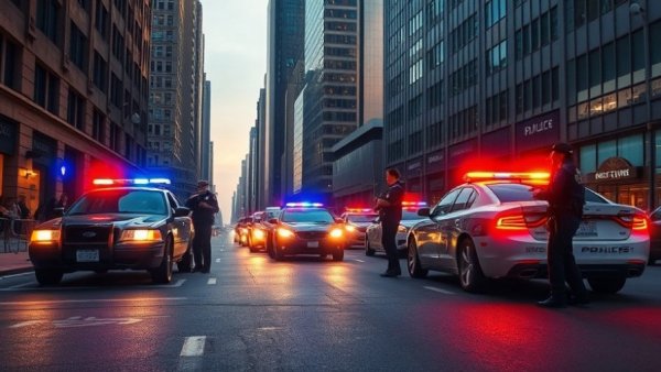 Police investigate Vancouver news shooting on urban street.