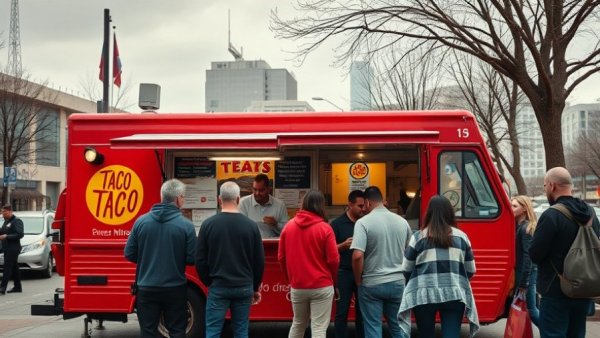 Taco truck visit during Week-Long Taco Tour of Arvada.