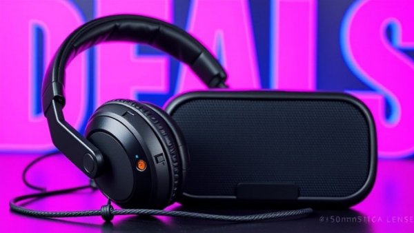 Memorial Day tech deals featuring headphones and speaker.