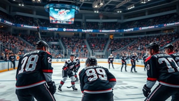Hockey players strategizing during Memorial Cup game.