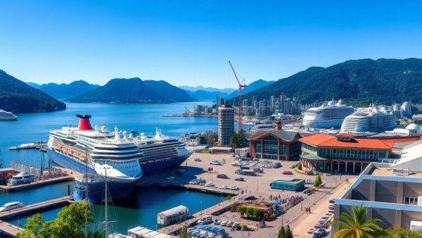 Scenic view of Canada Place during Vancouver BC events.