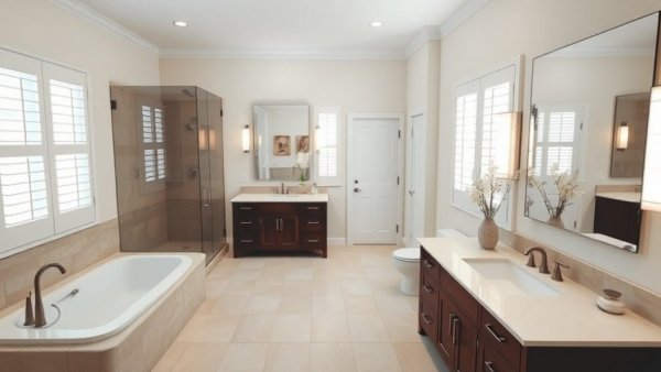 Modern bathroom with elegant fixtures in Vancouver.