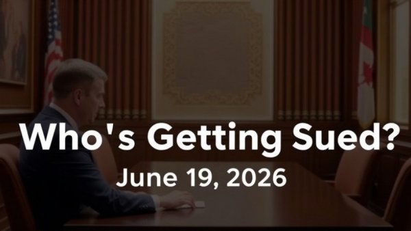 Who's Getting Sued: June 19, 2026
