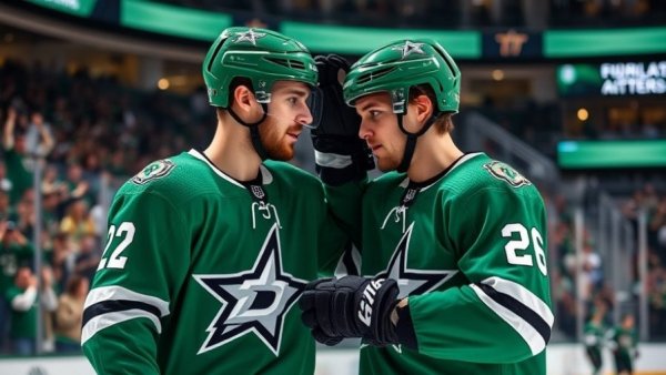 Vancouver Canucks target Ilya Lyubushkin in a game with a teammate celebrating.