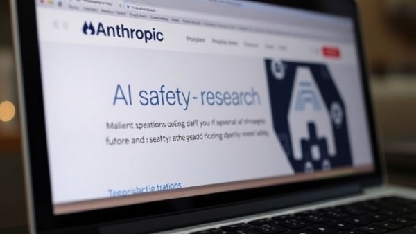 Anthropic's website focused on AI research and safety.